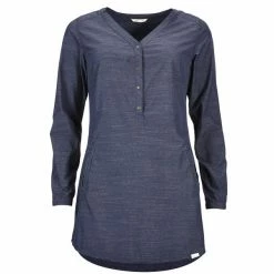 Am billigsten 🔔 FRILUFTS KEA TUNIC L/S Frauen - Tunika Dark Sapphire ⭐
