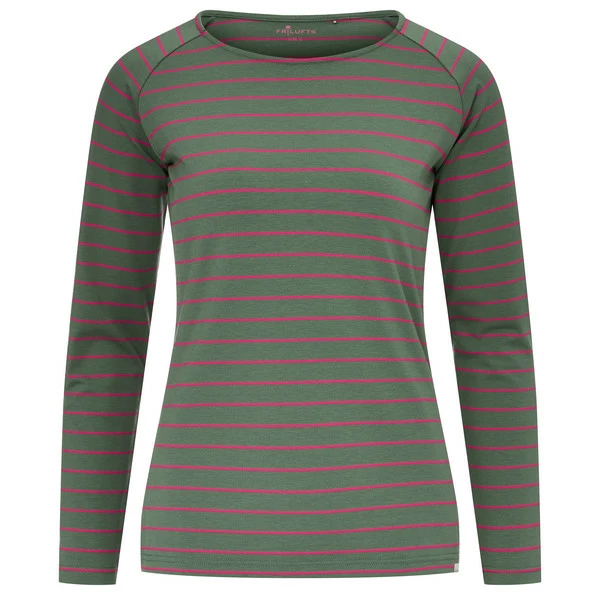 Rabatt 🎉 FRILUFTS DUNCAN LONGSLEEVE Frauen - Funktionsshirt Duck Green ✨