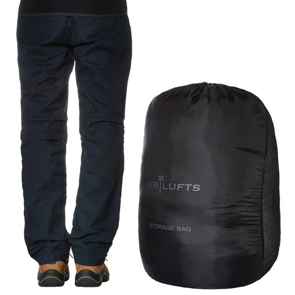 Am billigsten 🎁 FRILUFTS STORAGE BAG MESH - Packsack Black 👍 – Bild 3