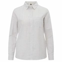 Billig 🧨 FRILUFTS HELLNAR L/S 👚 SHIRT Frauen - Outdoor Bluse Aluminium 👍