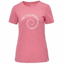 Brandneu 🌟 FRILUFTS BITONTO PRINTED T-SHIRT Frauen - Funktionsshirt Cerise 🎉