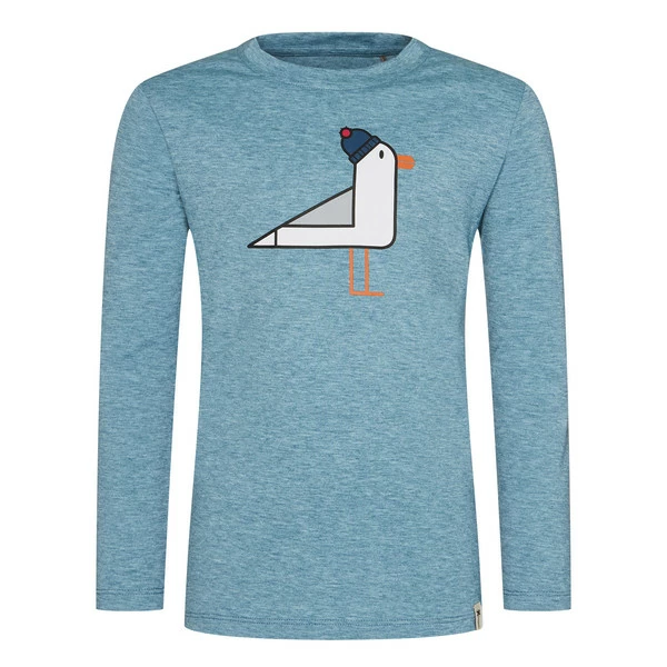 Billig 🎉 FRILUFTS BLACKSAS PRINTED LONGSLEEVE Kinder - Langarmshirt 👏 – Bild 2