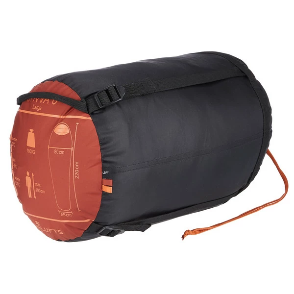 Bester Verkauf 🧨 FRILUFTS STIVVA 0 - Kunstfaserschlafsack Burnt Henna/ Topaz 🌟 – Bild 6