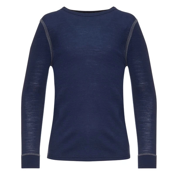 Aktion ❤️ FRILUFTS NOLSOY LONGSLEEVE Kinder - Funktionsshirt Patriot Blue ⌛