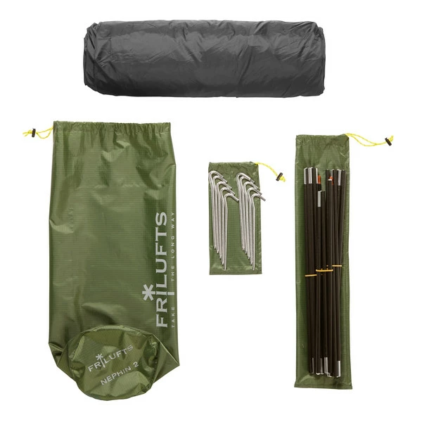 Billig 🧨 FRILUFTS NEPHIN 2 - Kuppelzelt Vineyard Green 🎁 – Bild 18