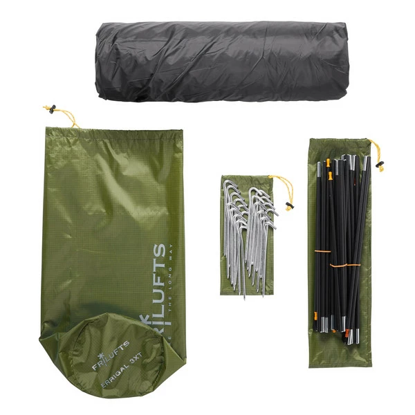 Am billigsten 🥰 FRILUFTS ERRIGAL 3XT - Tunnelzelt Vineyard Green 🎁 – Bild 13