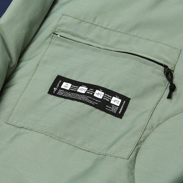 Angebote 😉 FRILUFTS MUROS LITE - Deckenschlafsack Medieval Blue/green Bay 👍 – Bild 5