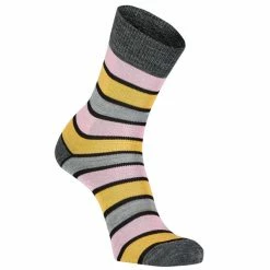 Neu 🔔 FRILUFTS VILLARRICA LINE STRIPE 🧦 SOCKS Unisex - Freizeitsocken Dandelion ⭐
