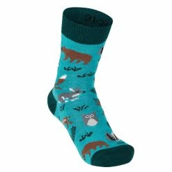Bestes Angebot 🥰 FRILUFTS VILLARRICA WILDLIFE 🧦 SOCKS Kinder - Freizeitsocken Peacock 🛒