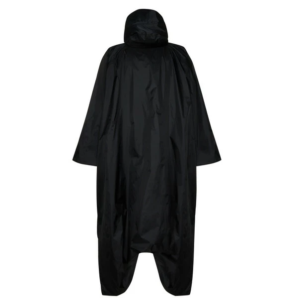 Neu 😍 FRILUFTS HENGIFOSS RAIN PONCHO W:O:A Unisex - Regenponcho Caviar 😍 – Bild 3