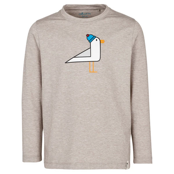 Billig 🎉 FRILUFTS BLACKSAS PRINTED LONGSLEEVE Kinder - Langarmshirt 👏